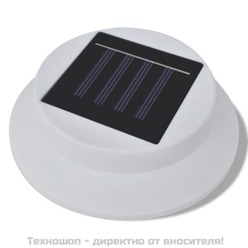 Комплект външни соларни LED лампи за ограда – 6 броя