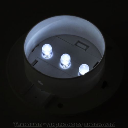 Комплект външни соларни LED лампи за ограда – 6 броя