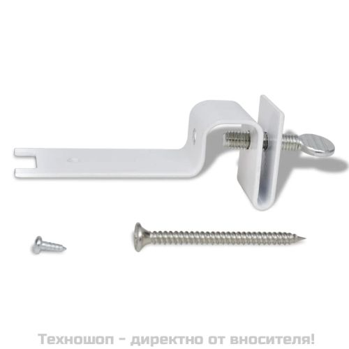 Комплект външни соларни LED лампи за ограда – 6 броя