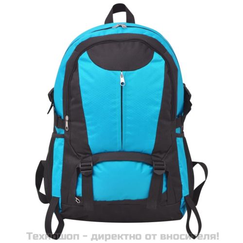 Туристическа раница, 40 л, черно и синьо