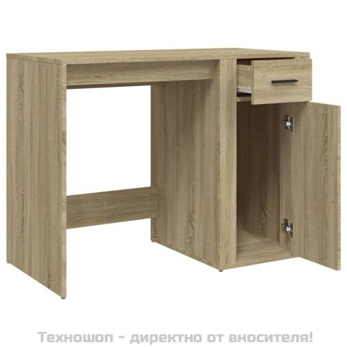 Бюро, дъб сонома, 100x49x75 см, инженерно дърво