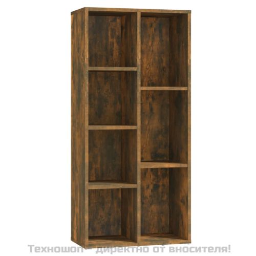 Библиотека, опушен дъб, 50x25x106 см