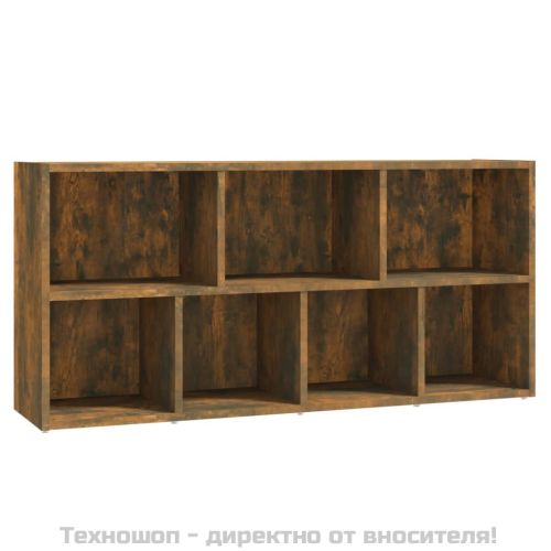 Библиотека, опушен дъб, 50x25x106 см