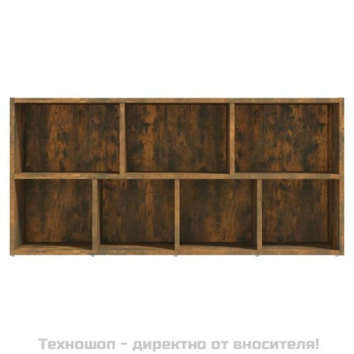 Библиотека, опушен дъб, 50x25x106 см