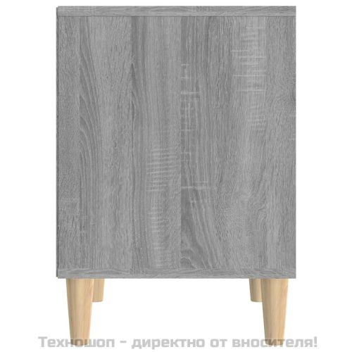 Нощно шкафче, сив сонома, 40x35x50 см