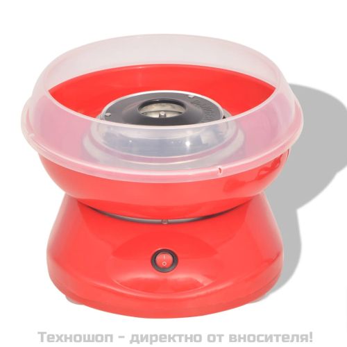 Машина за захарен памук, 480 W, червена