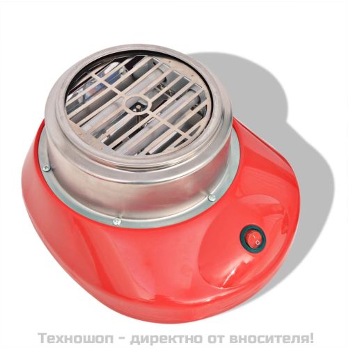 Машина за захарен памук, 480 W, червена