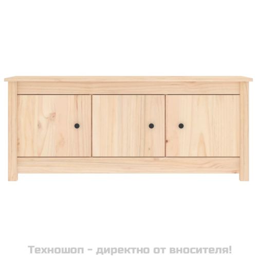 Шкаф за обувки, 110x38x45,5 см, бор масив