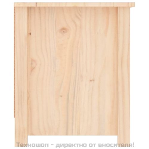 Шкаф за обувки, 110x38x45,5 см, бор масив