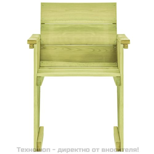 Градински стол, импрегнирана борова дървесина