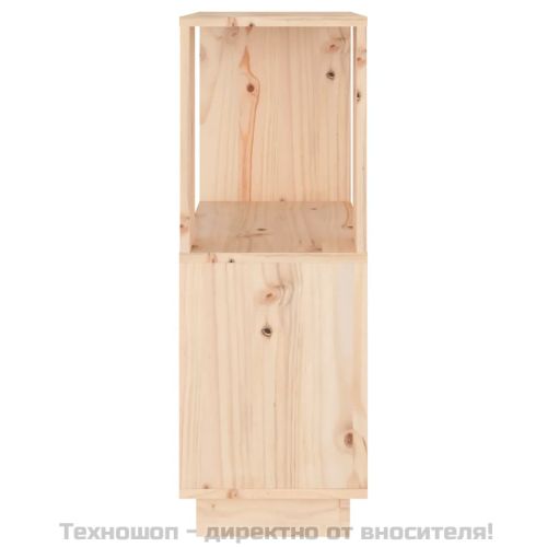 Библиотека/разделител за стая, 51x25x70 см, бор масив