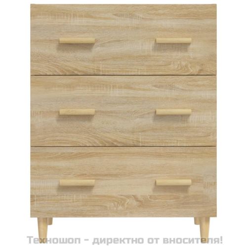 Сайдборд, дъб сонома, 70x34x90 см, инженерно дърво