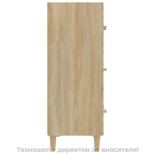 Сайдборд, дъб сонома, 70x34x90 см, инженерно дърво
