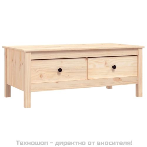 Кафе маса, 100x50x40 см, бор масив