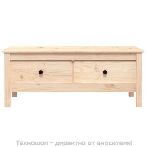 Кафе маса, 100x50x40 см, бор масив