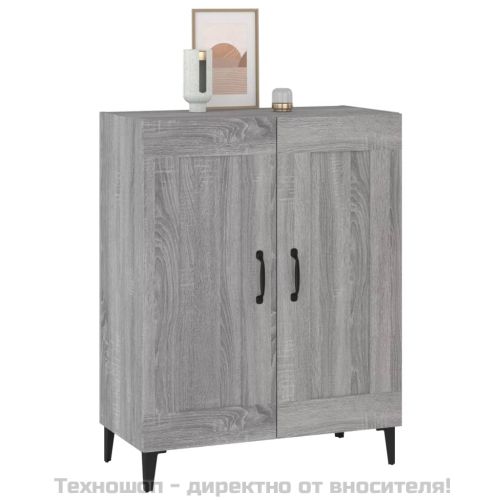 Сайдборд, сив сонома, 69,5x34x90 см, инженерно дърво