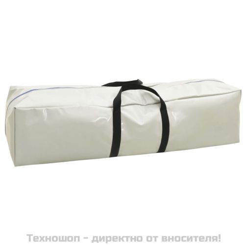 Надуваем дюшек за гимнастика с помпа, 400x100x20 см, PVC, син