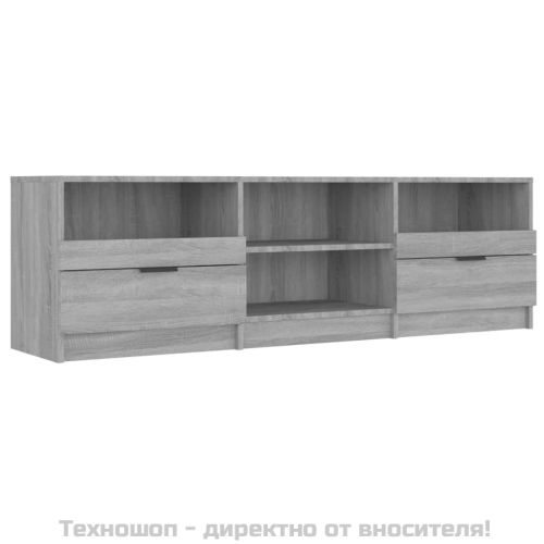 ТB шкаф, сив сонома, 150x33,5x45 см, инженерно дърво