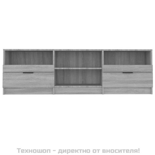 ТB шкаф, сив сонома, 150x33,5x45 см, инженерно дърво
