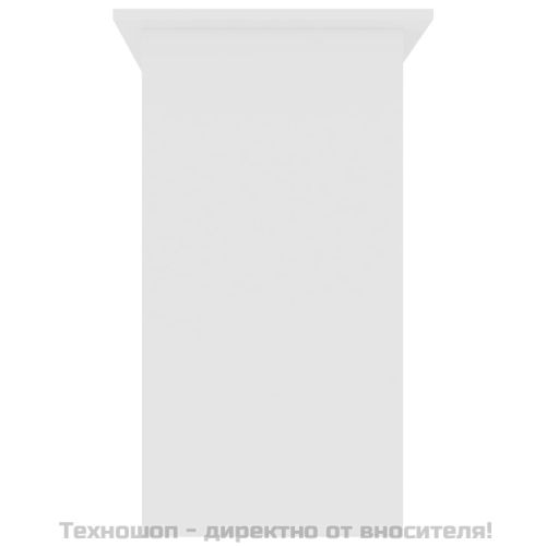 Бюро, бяло, 80x45x74 см, инженерно дърво
