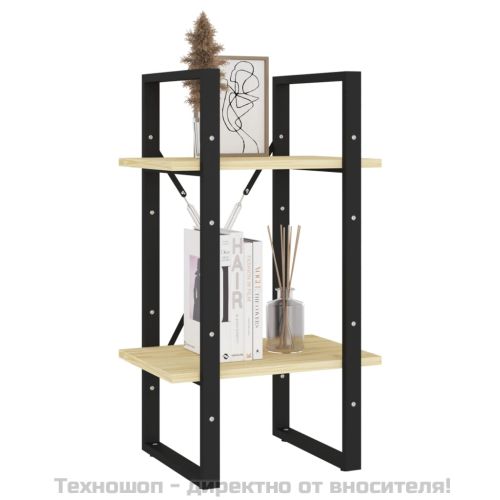 2-етажна библиотека, 40x30x70 см, борово дърво масив