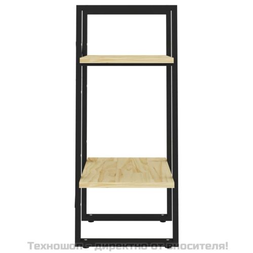 2-етажна библиотека, 40x30x70 см, борово дърво масив