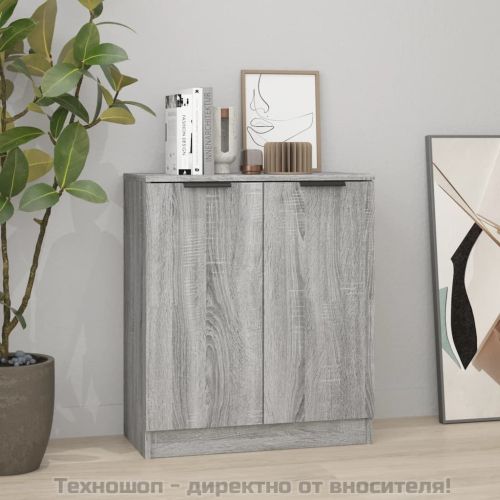 Сайдборд, сив сонома, 60x30x70 см, инженерно дърво