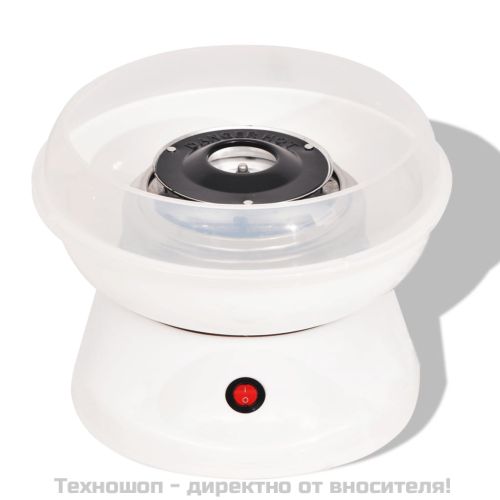 Машина за захарен памук, 480 W, бяла