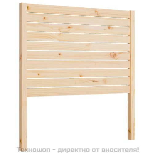 Горна табла за легло, 96x4x100 см, бор масив