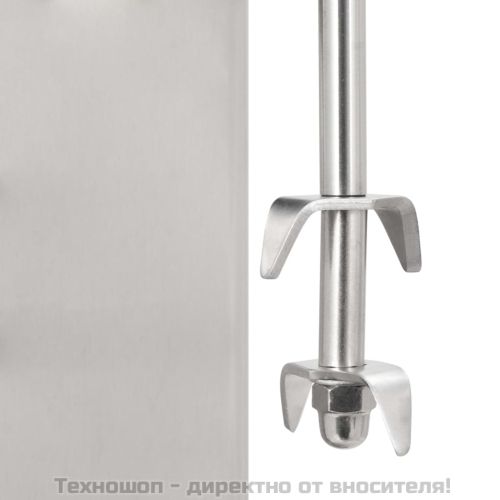 Миксер за млечен шейк с две купи, неръждаема стомана, 2 л