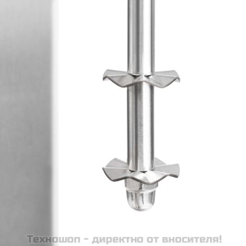 Миксер за млечен шейк с две купи, неръждаема стомана, 2 л
