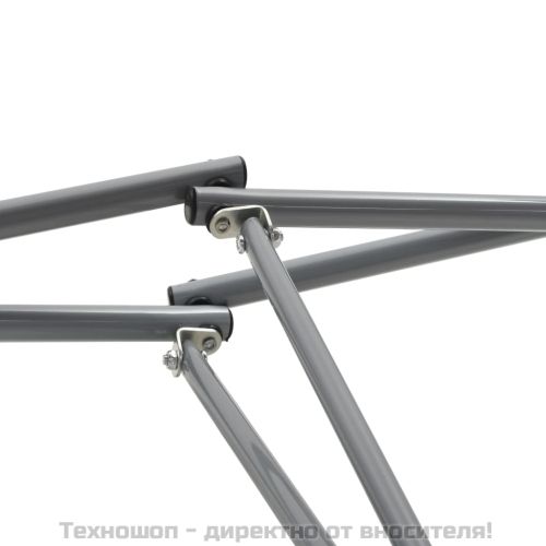 Хамак със сгъваема стойка, черен