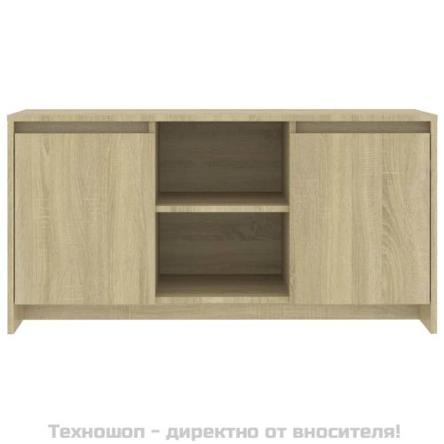 ТВ шкаф, сонома дъб, 102x37,5x52,5 см, инженерно дърво