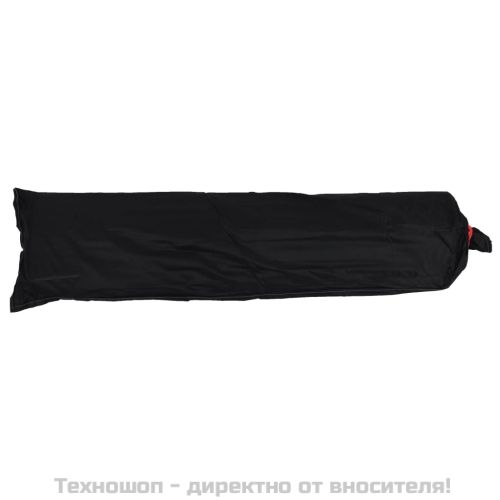 Парти шатра с LED и 4 стени, 3,6x3,6x2,3 м, жълта