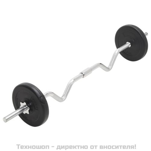 Комплект щанги и дъмбели 30 кг