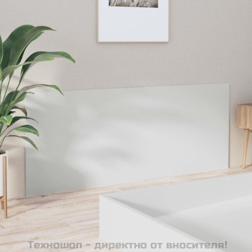 Табла за легло, бял гланц, 200x1,5x80 см, инженерна дървесина