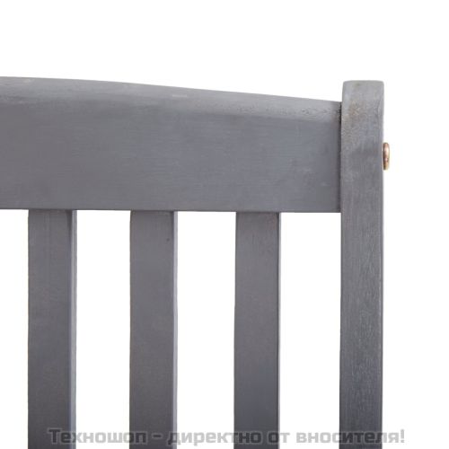 Сгъваеми градински столове, 2 бр, акация масив