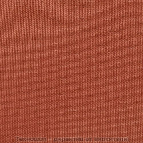 Балконски екран от оксфорд плат, 75x400 см, цвят теракота