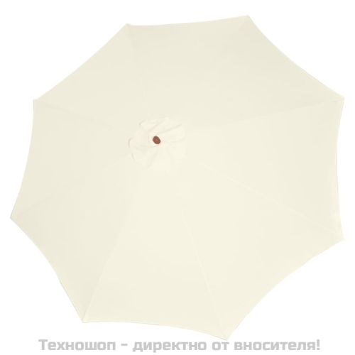 Чадър за слънце, 300х258 см, пясъчнобял