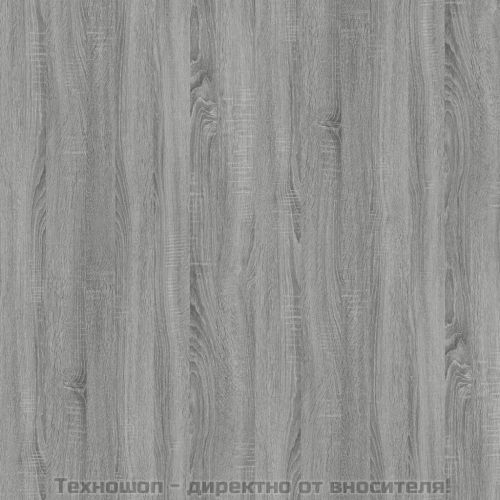 Кафе маса, сив сонома, 100x50x35 см, инженерно дърво