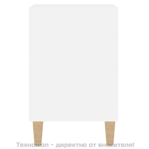 ТB шкаф, бял, 100x35x55 см, инженерно дърво