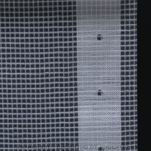 Брезент тип Лено, 260 г/м², 3x20 м, бял