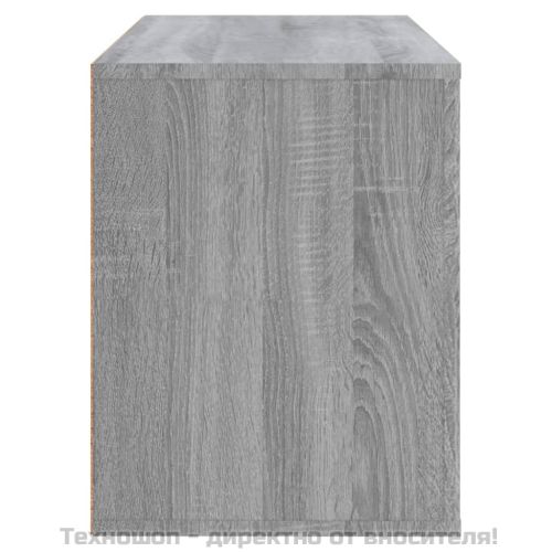 Шкаф за обувки, сив сонома, 80x35x45 см, инженерно дърво