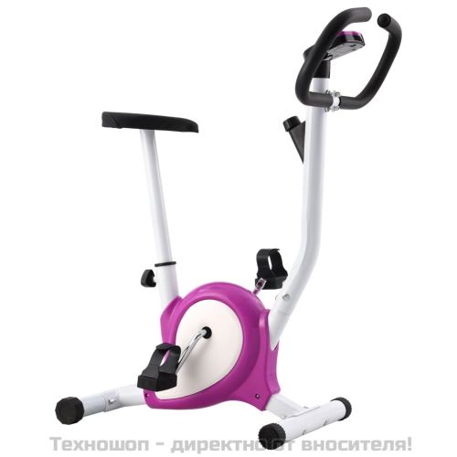 Велоергометър с ремъчно задвижване, лилав