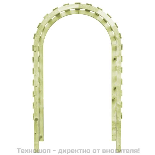 Градинска пергола, 130x60x230 см, импрегниран бор