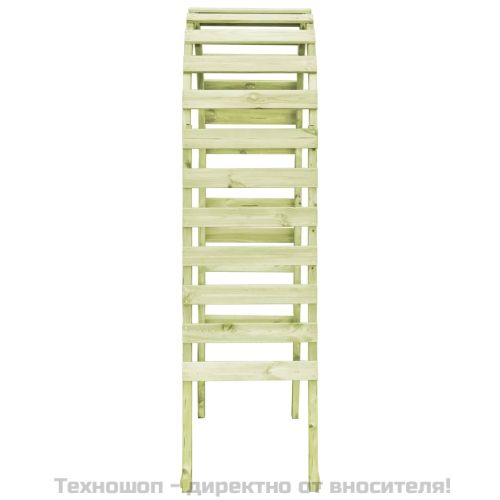 Градинска пергола, 130x60x230 см, импрегниран бор