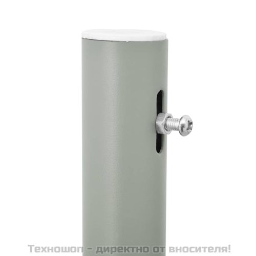 Прибираща се странична тента, 100x500 см, кремава