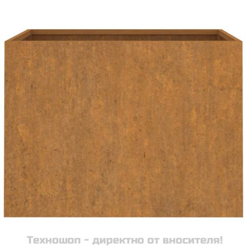 Кашпа, 62x47x46 см, кортенова стомана