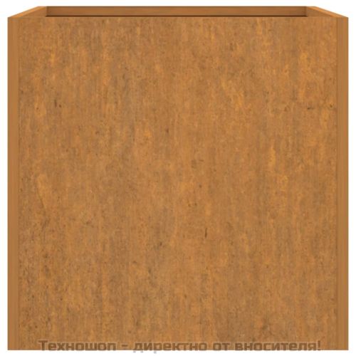 Кашпа, 62x47x46 см, кортенова стомана