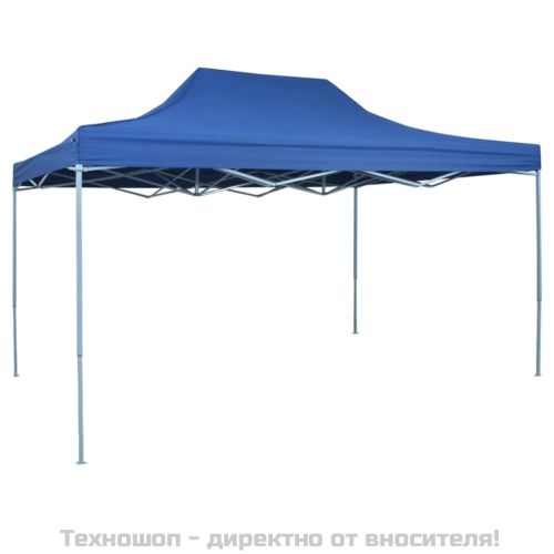 Сгъваема шатра, 3х4,5 м, синя